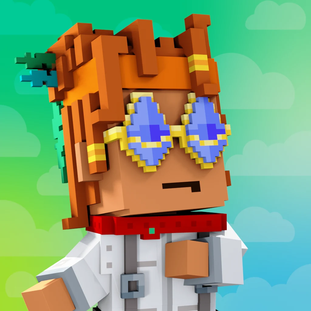 Pirate #3383 voxel render