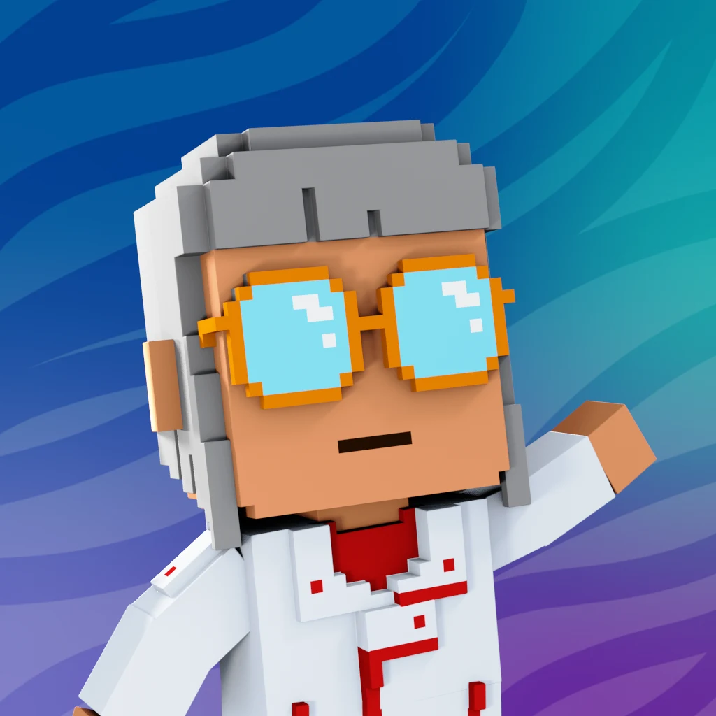 Pirate #3386 voxel render