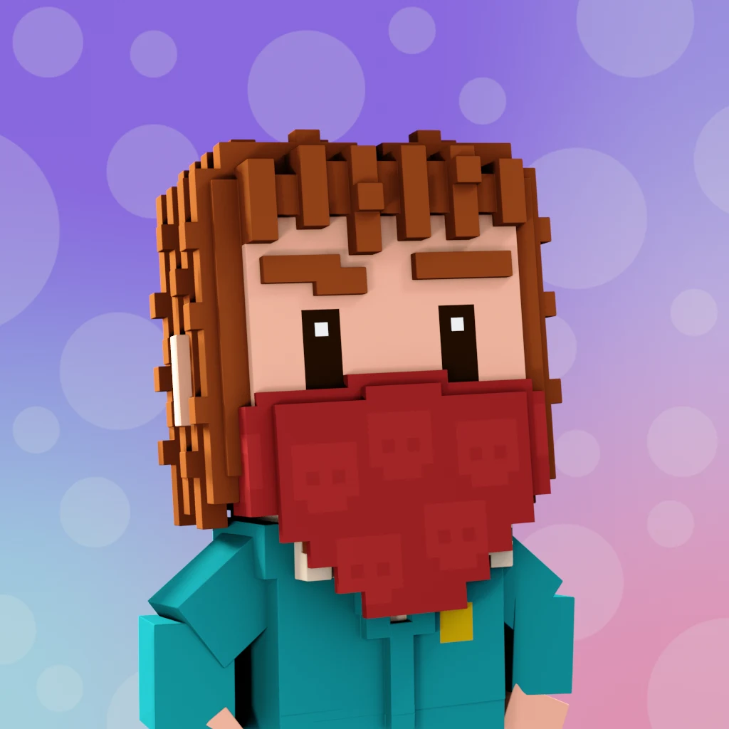 Pirate #339 voxel render