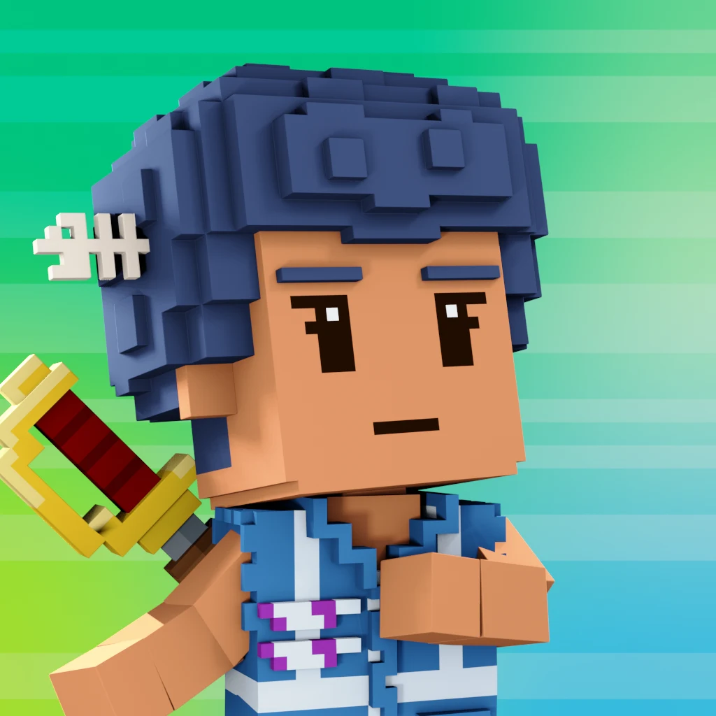 Pirate #3393 voxel render