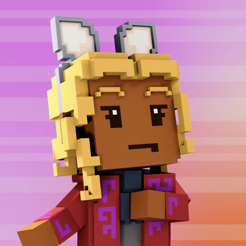 Pirate #3396 voxel render