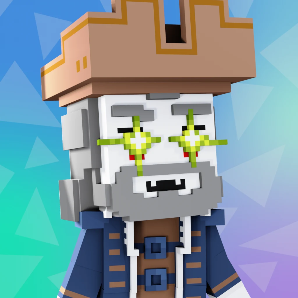 Pirate #3401 voxel render