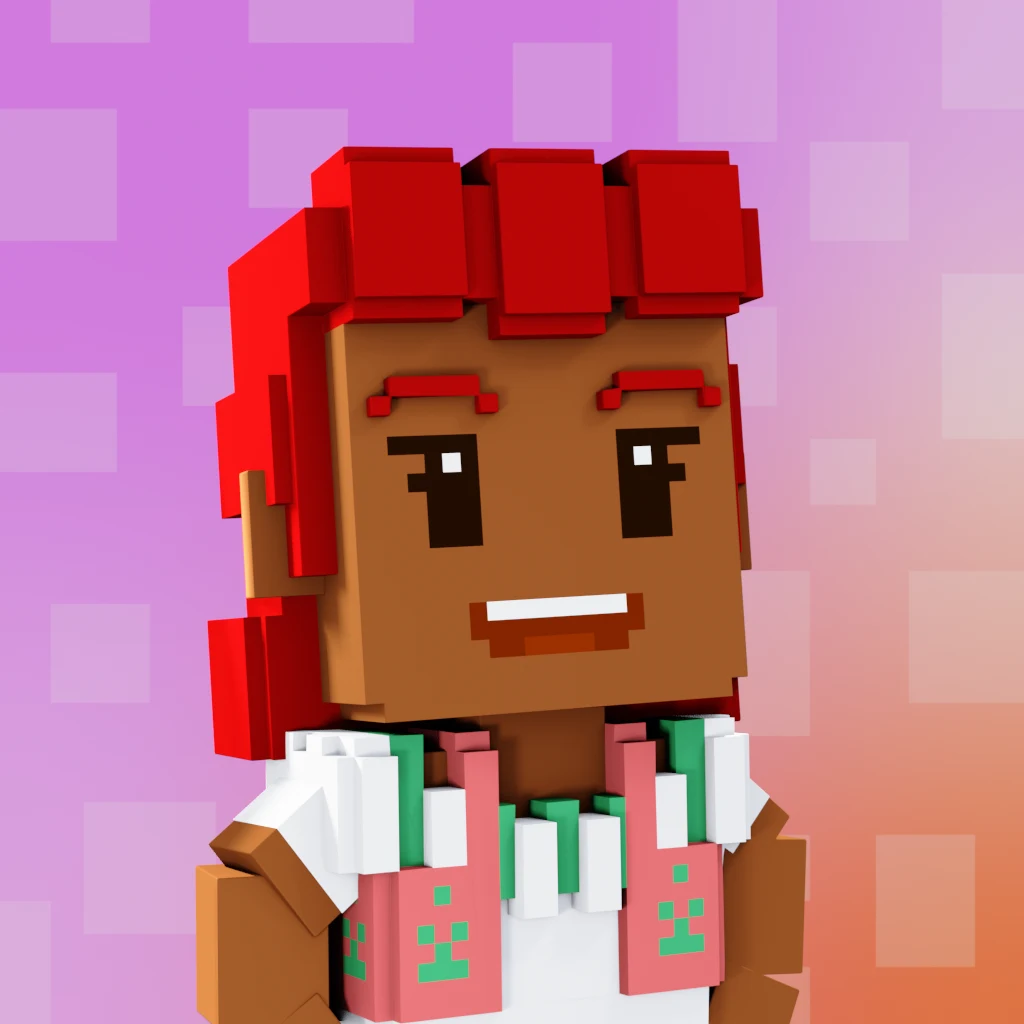 Pirate #3402 voxel render