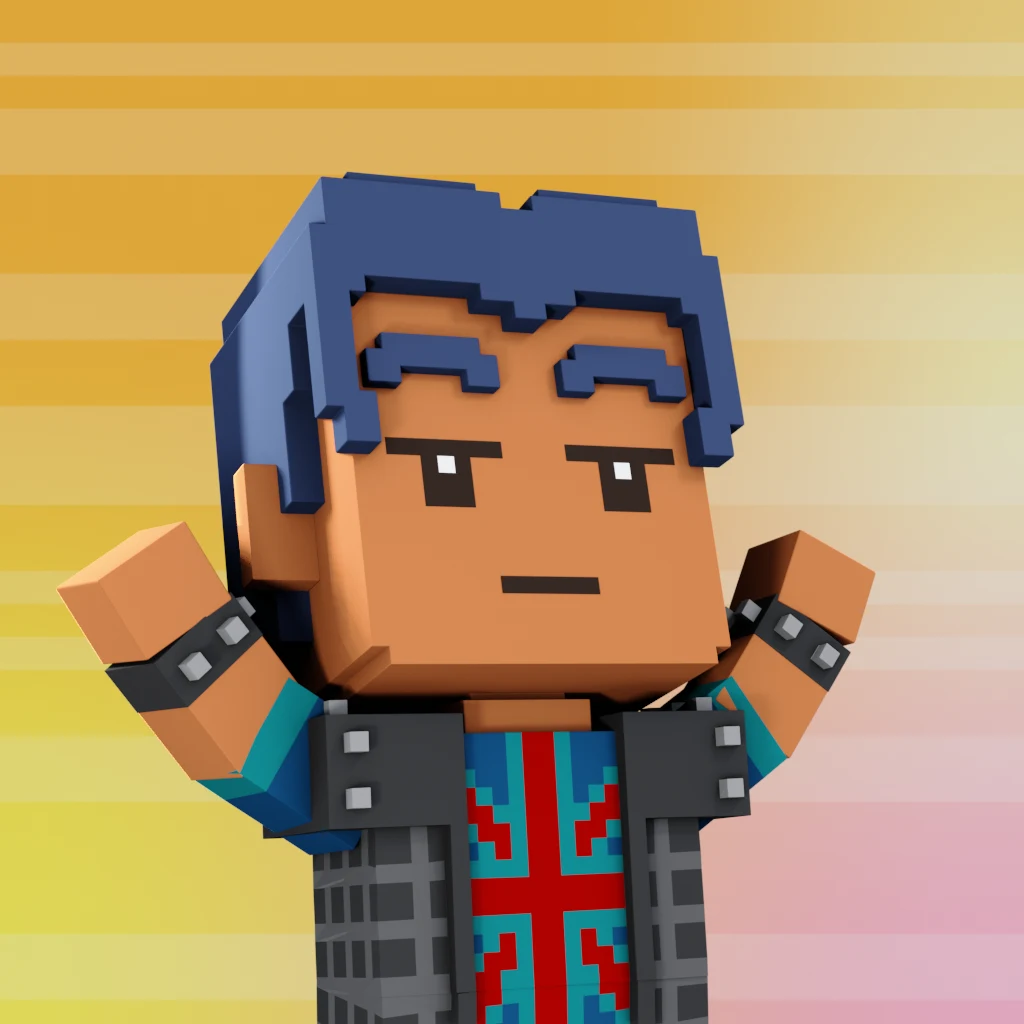 Pirate #3403 voxel render