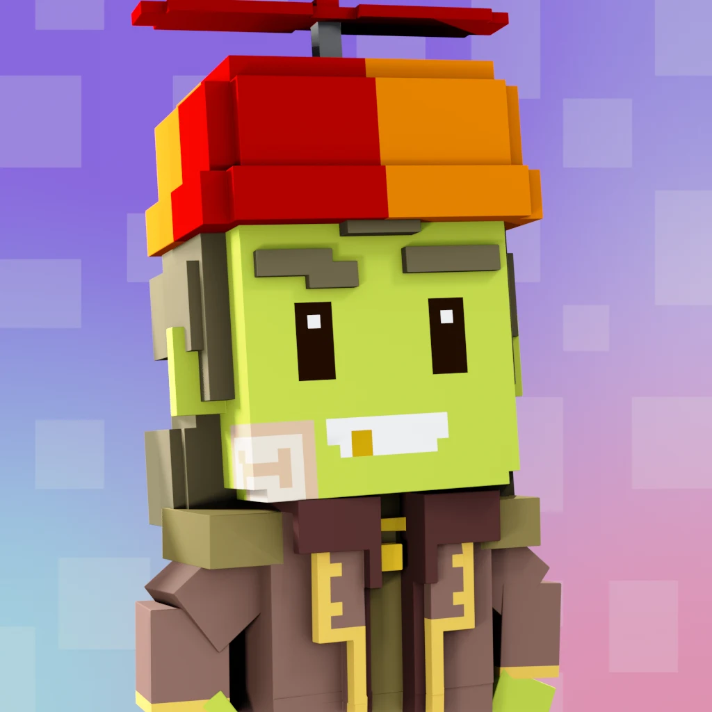 Pirate #3404 voxel render