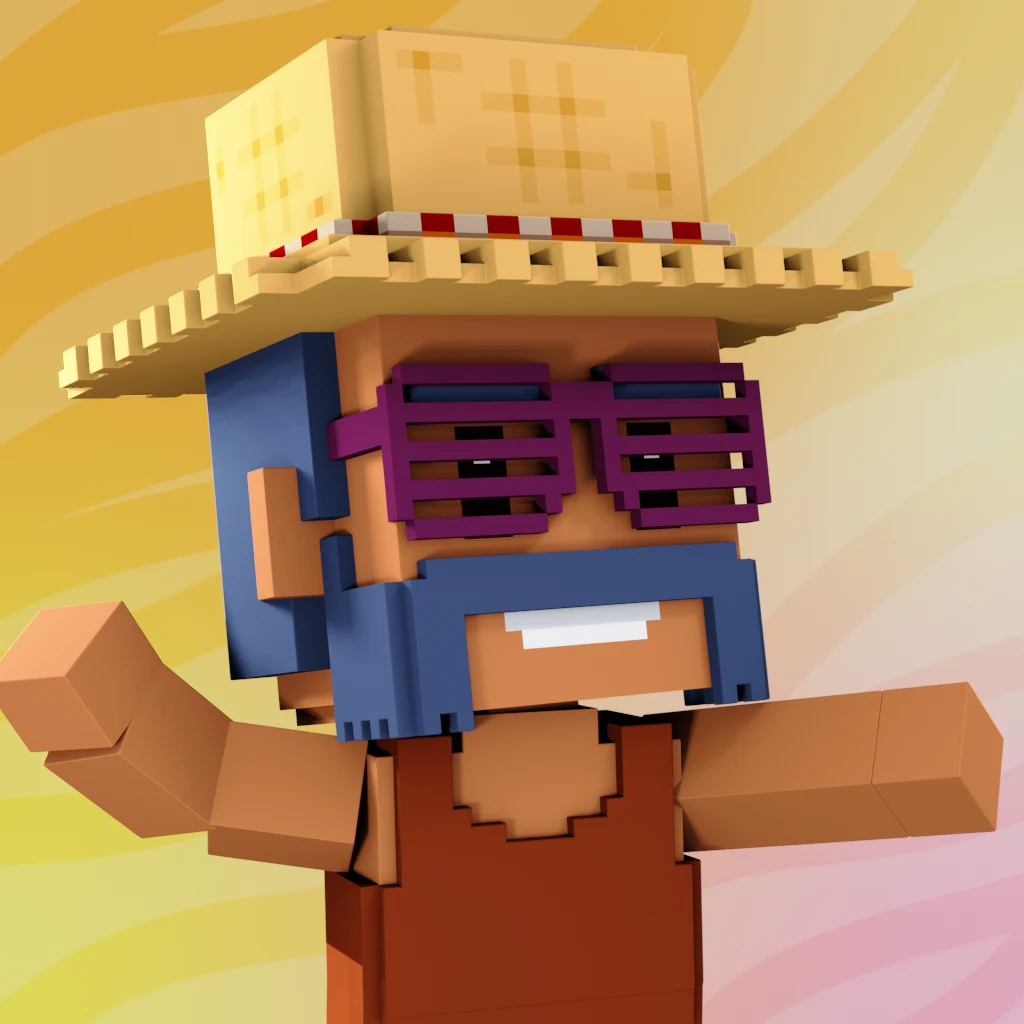 Pirate #3405 voxel render