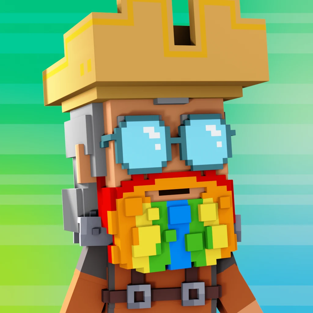 Pirate #3408 voxel render