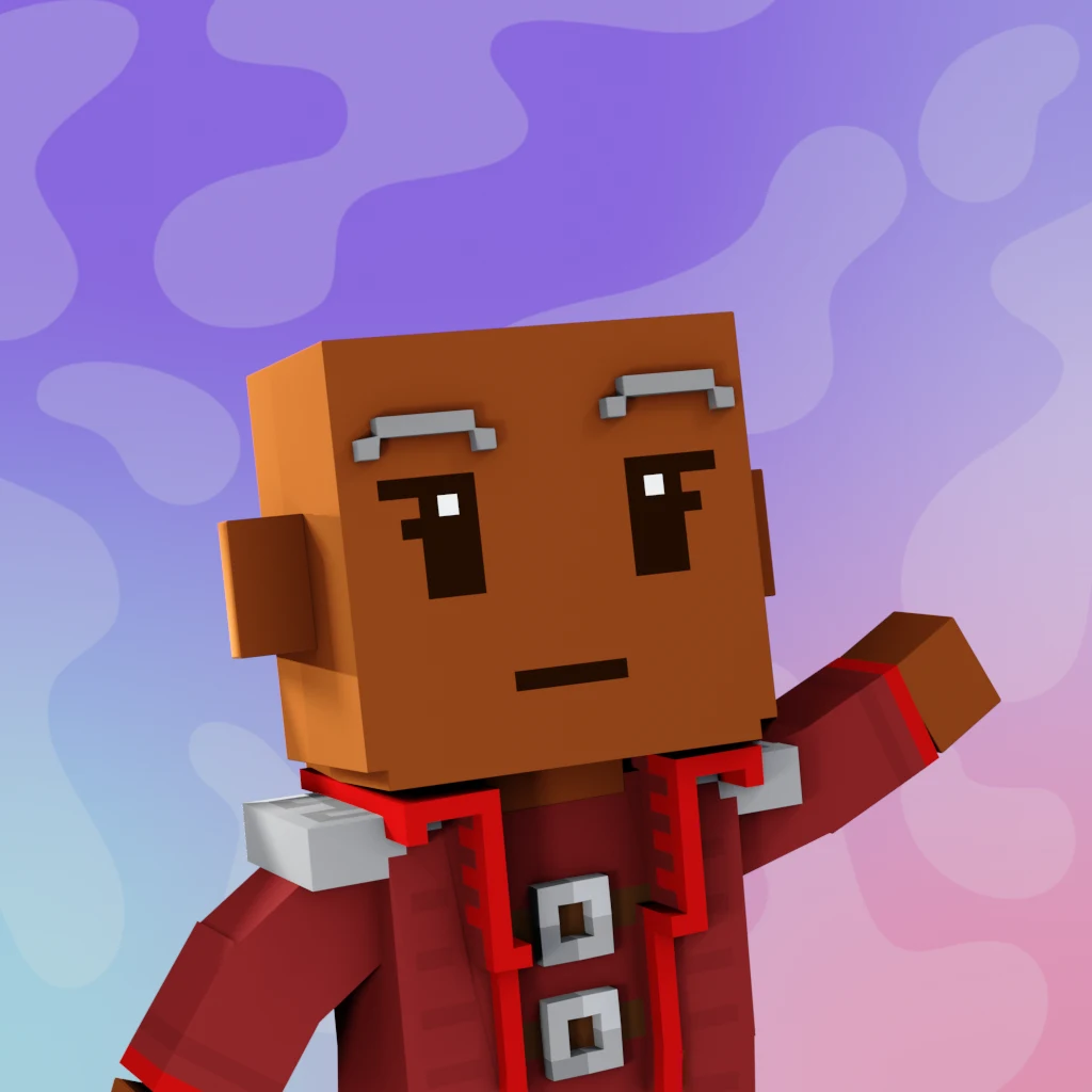 Pirate #3410 voxel render
