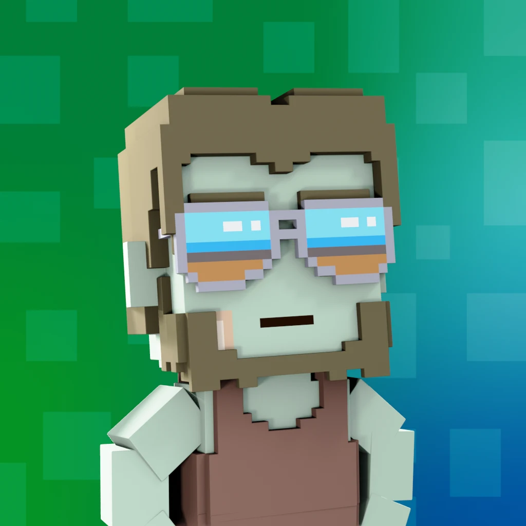 Pirate #3419 voxel render