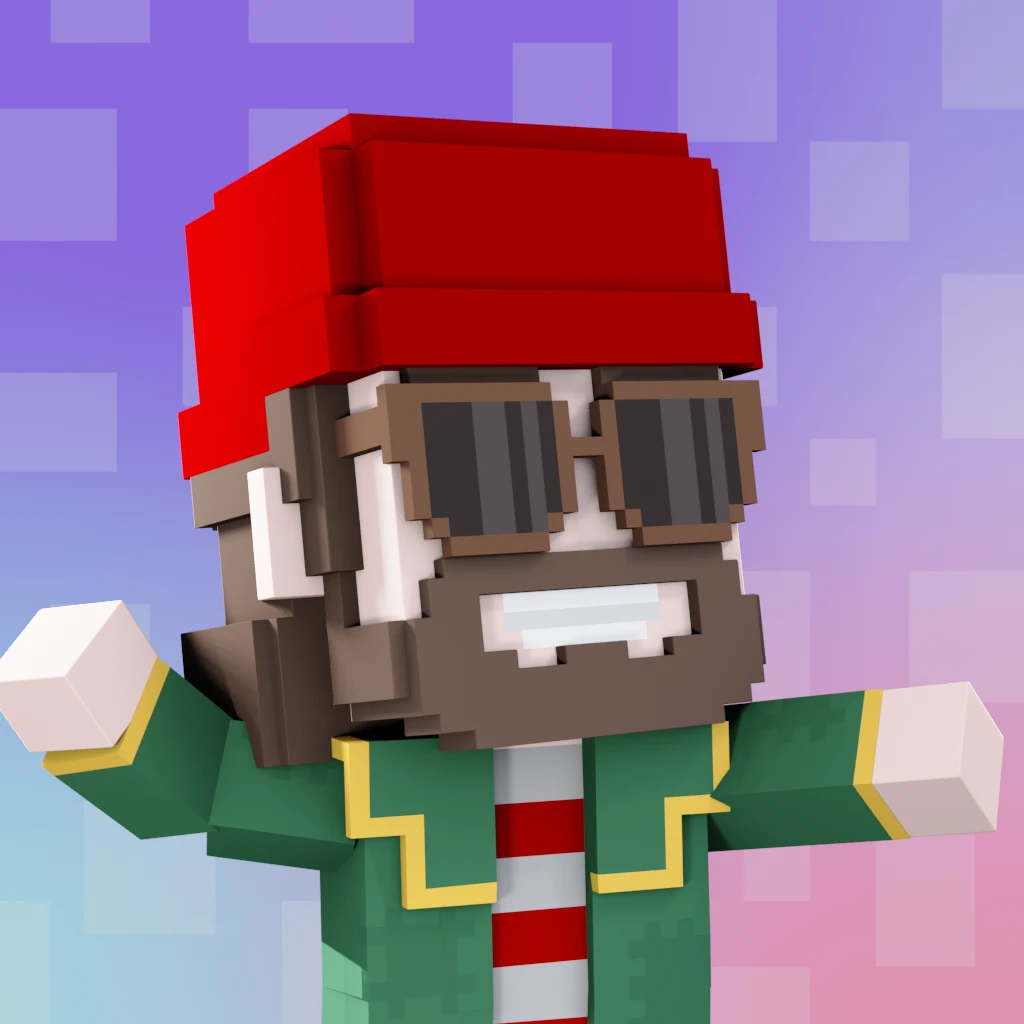 Pirate #3430 voxel render