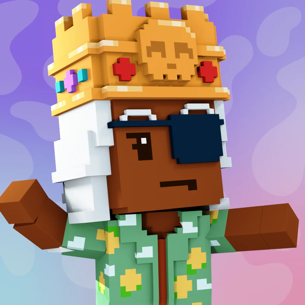 Pirate #3431 voxel render