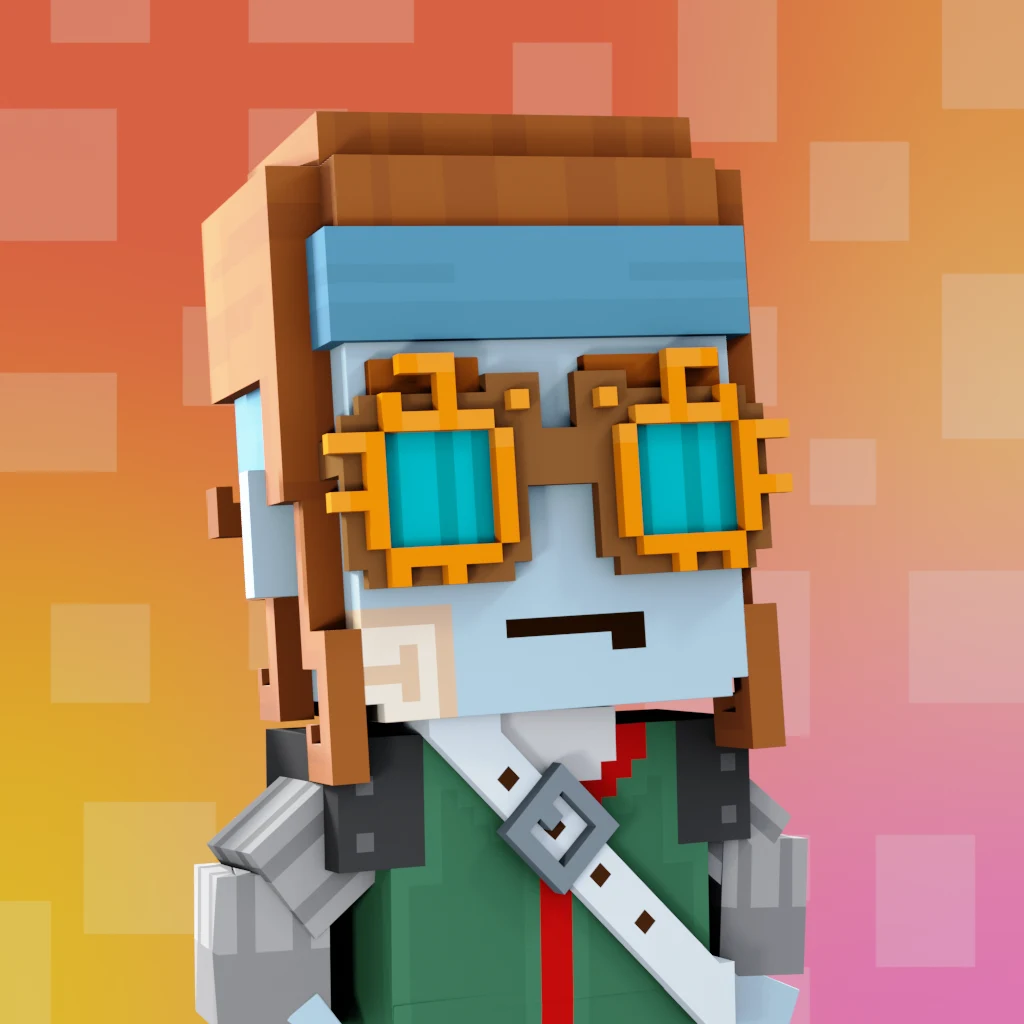 Pirate #3433 voxel render
