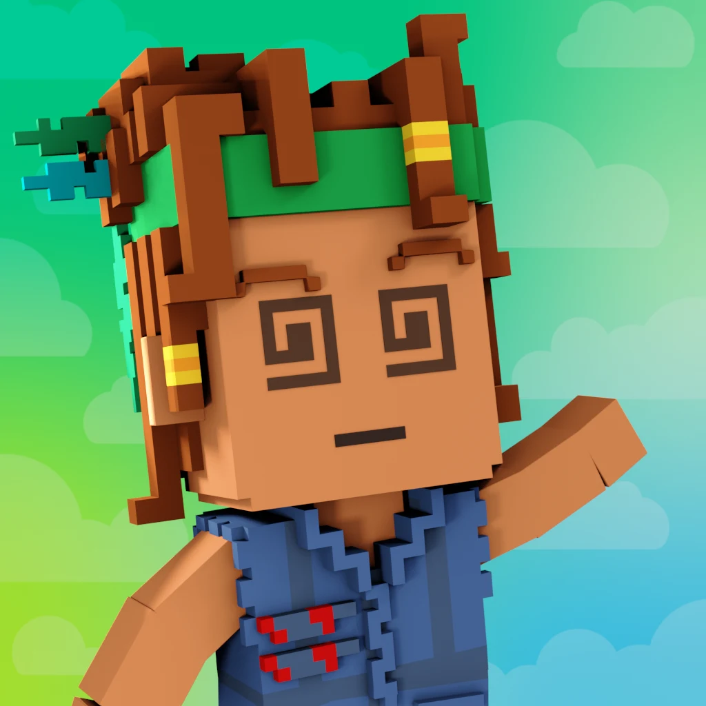 Pirate #3439 voxel render