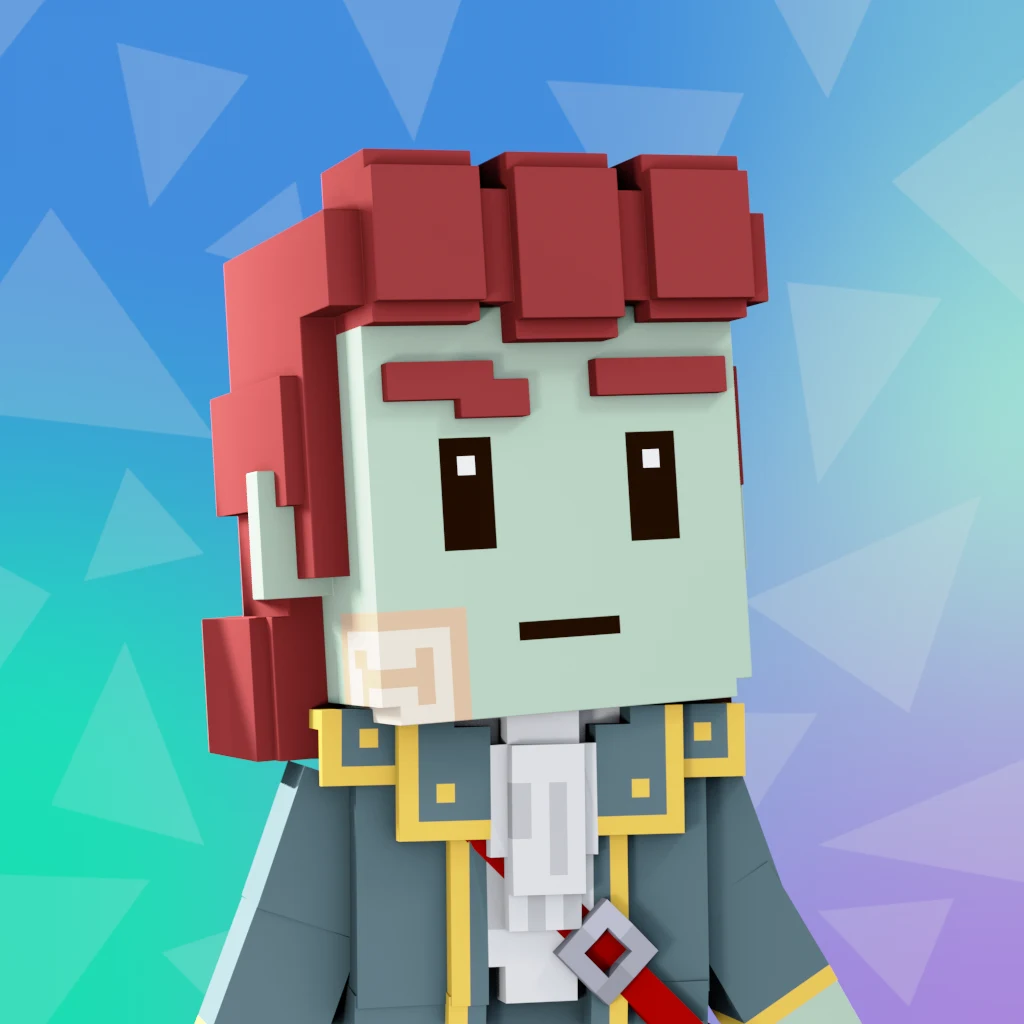 Pirate #344 voxel render