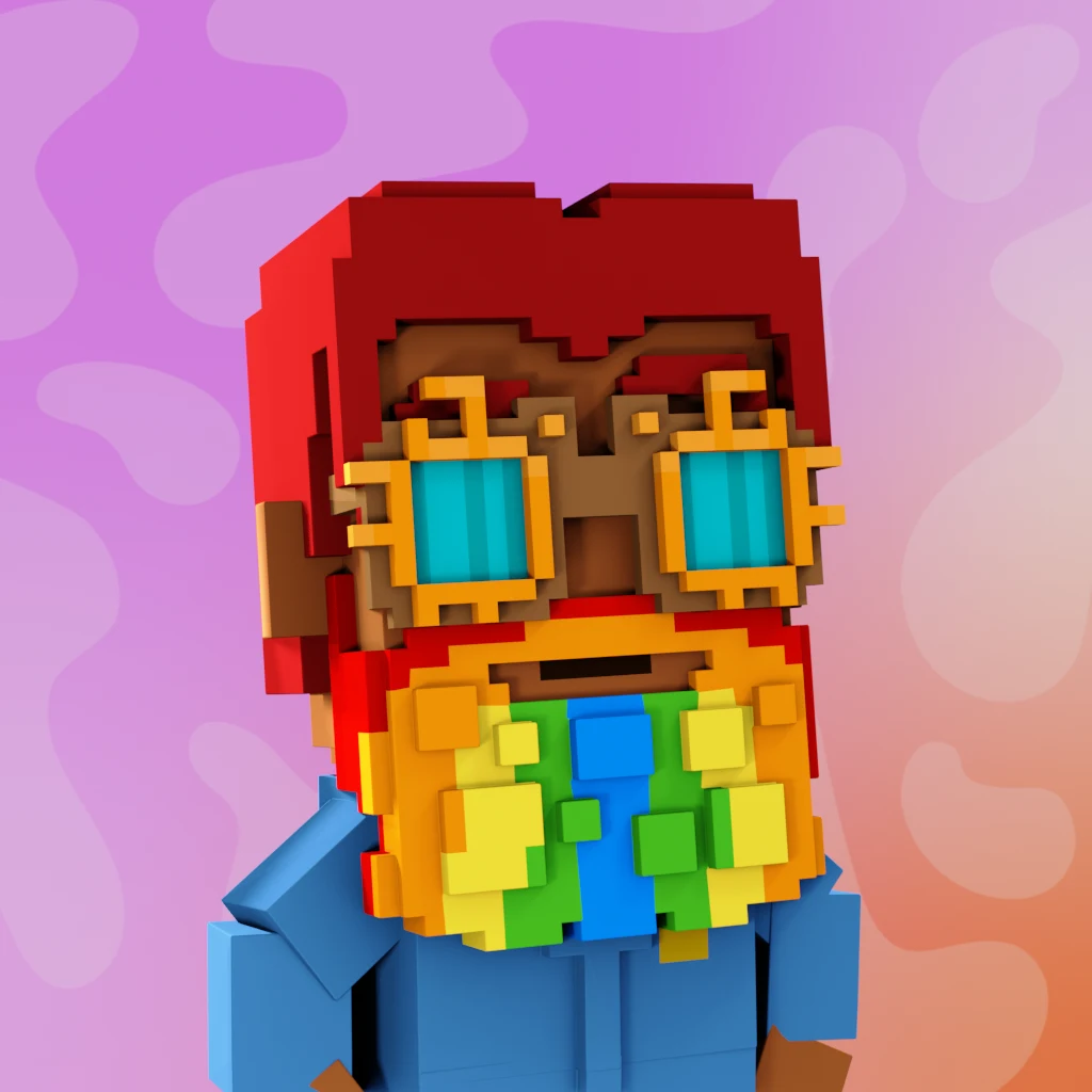 Pirate #3443 voxel render