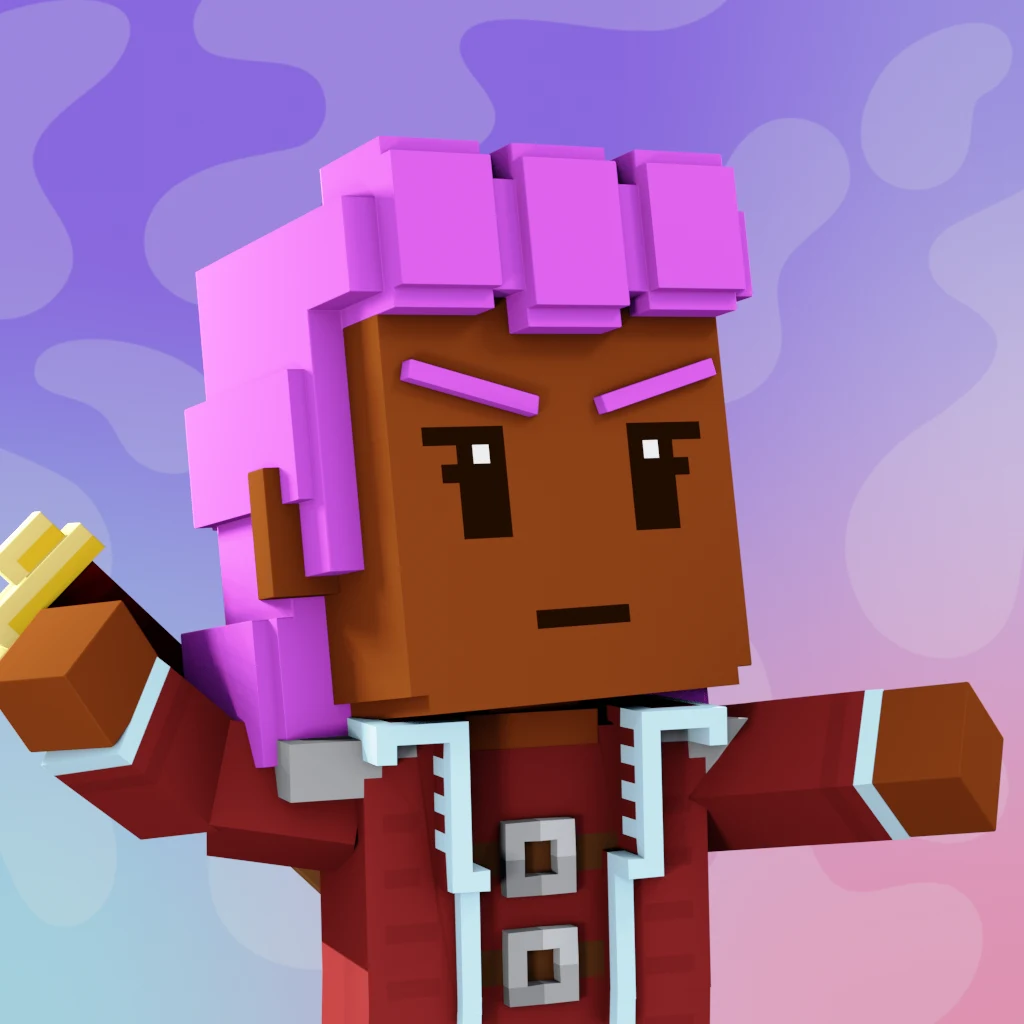 Pirate #3451 voxel render