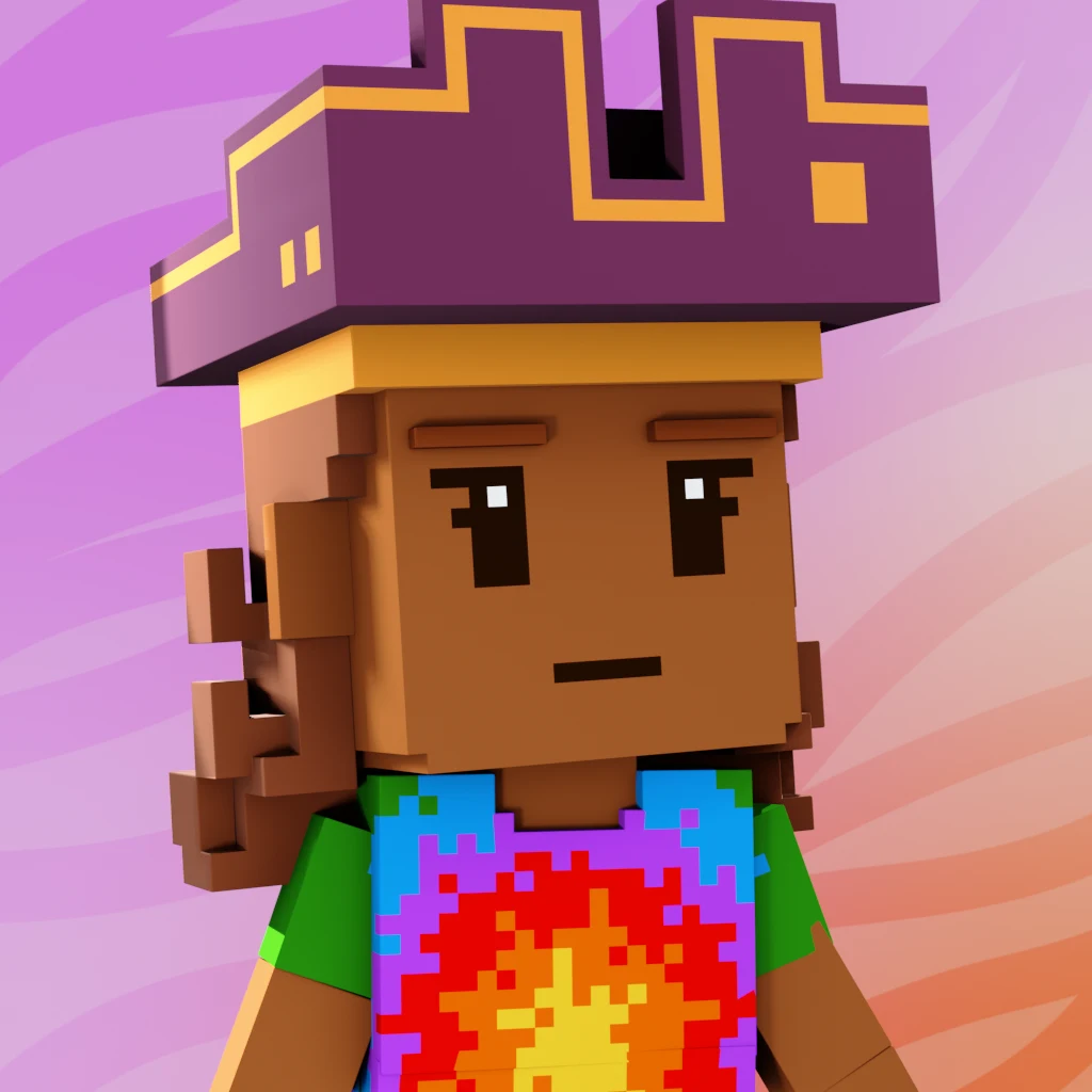 Pirate #3453 voxel render