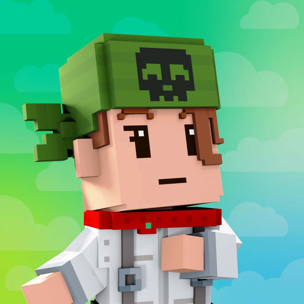 Pirate #3455 voxel render