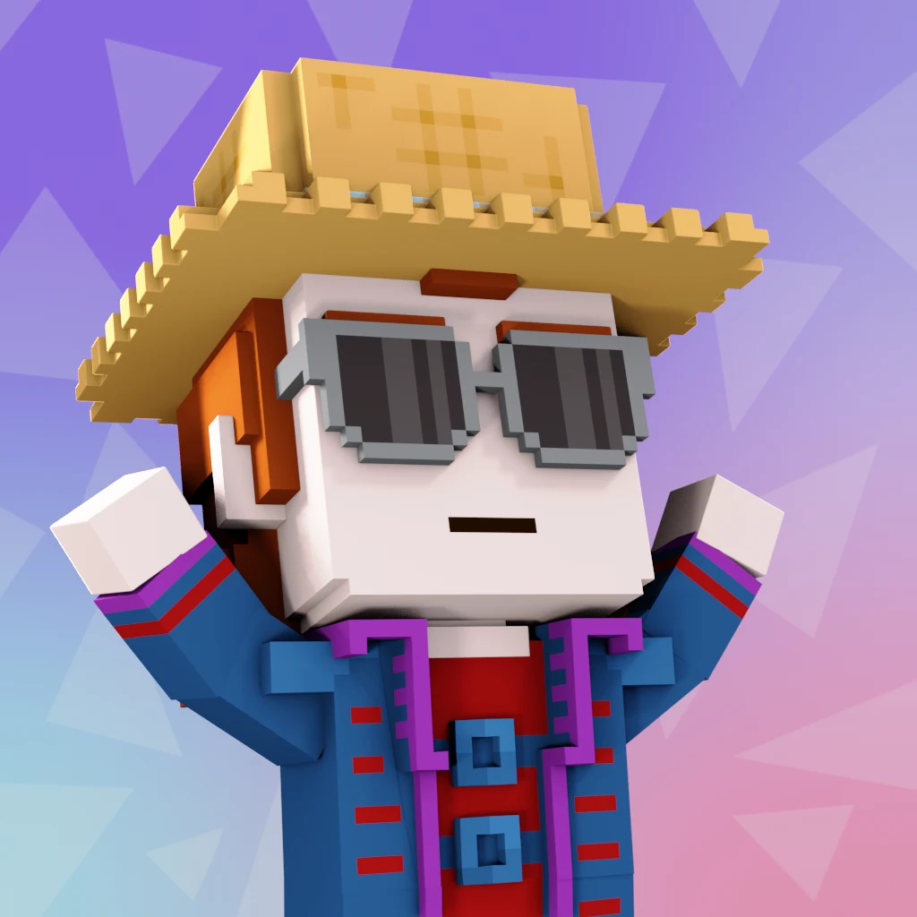 Pirate #3456 voxel render