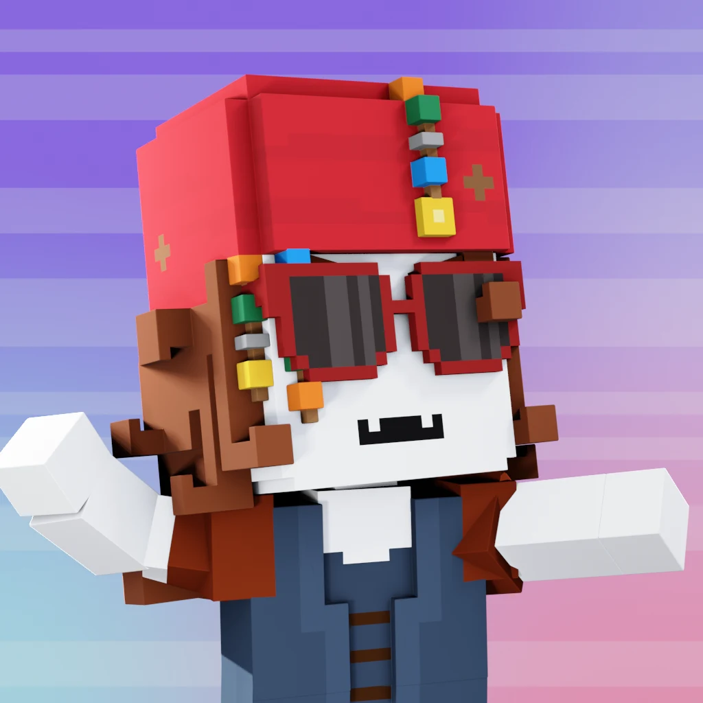 Pirate #3457 voxel render