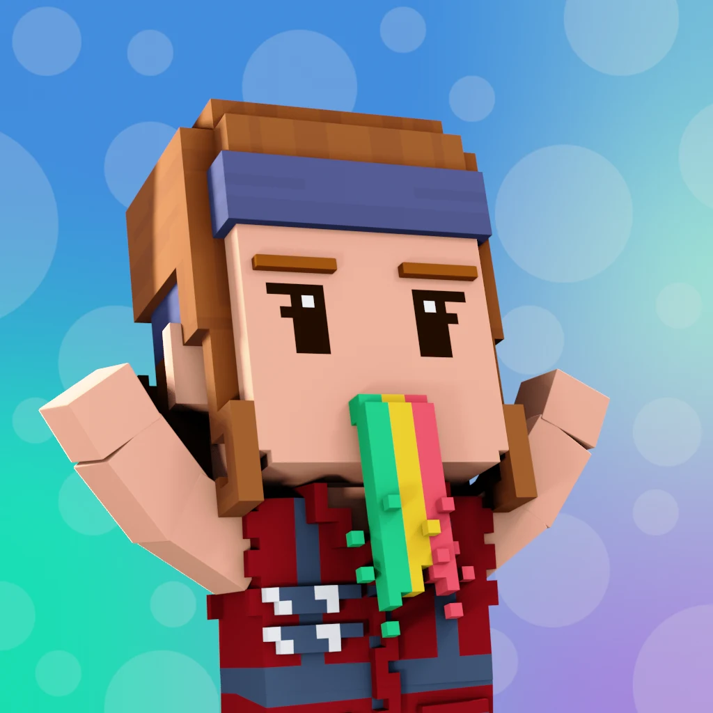 Pirate #3460 voxel render
