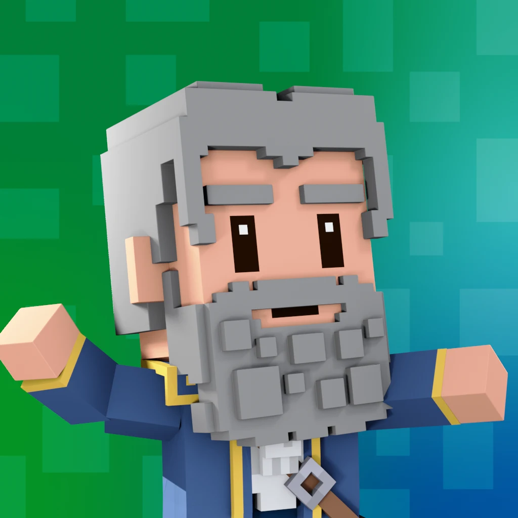 Pirate #3464 voxel render