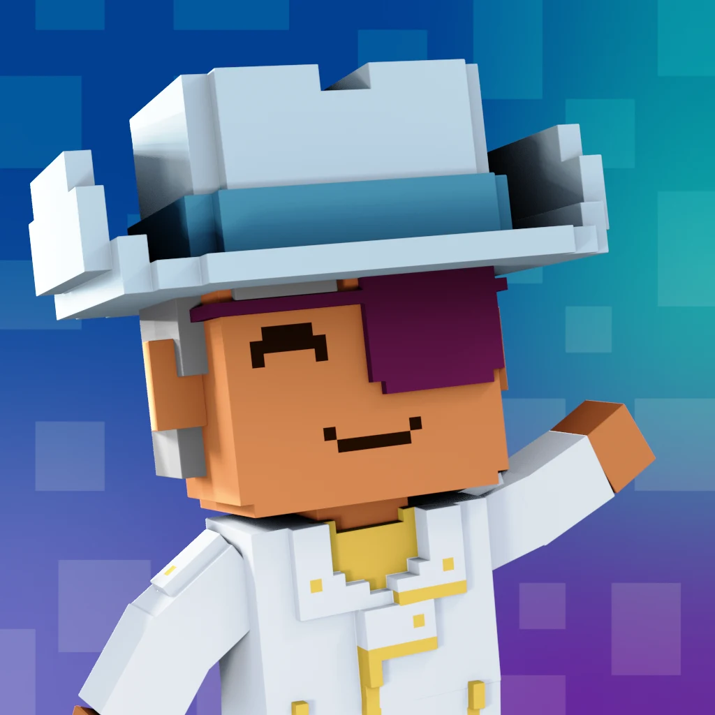 Pirate #3465 voxel render