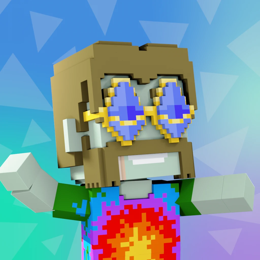Pirate #3466 voxel render