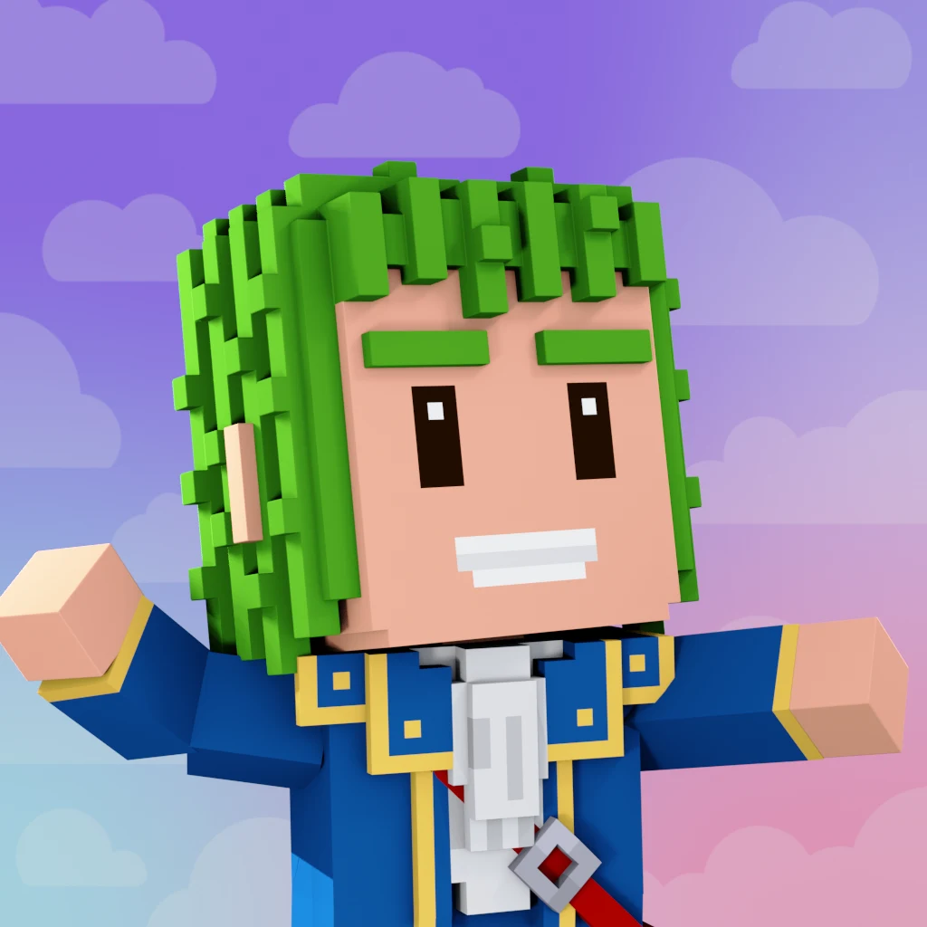 Pirate #3468 voxel render