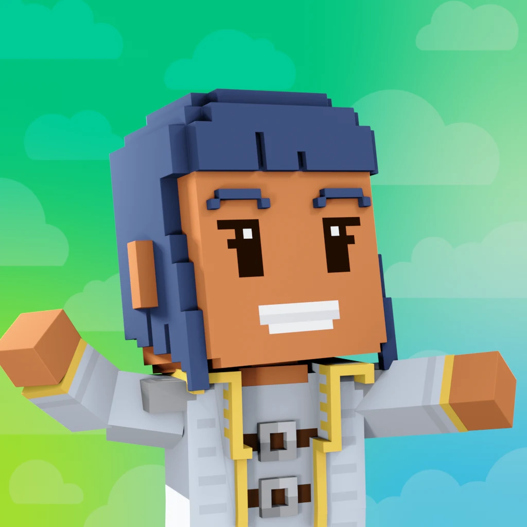 Pirate #3469 voxel render