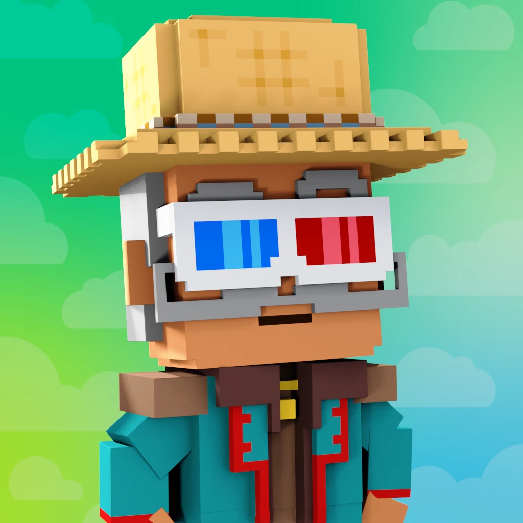 Pirate #347 voxel render