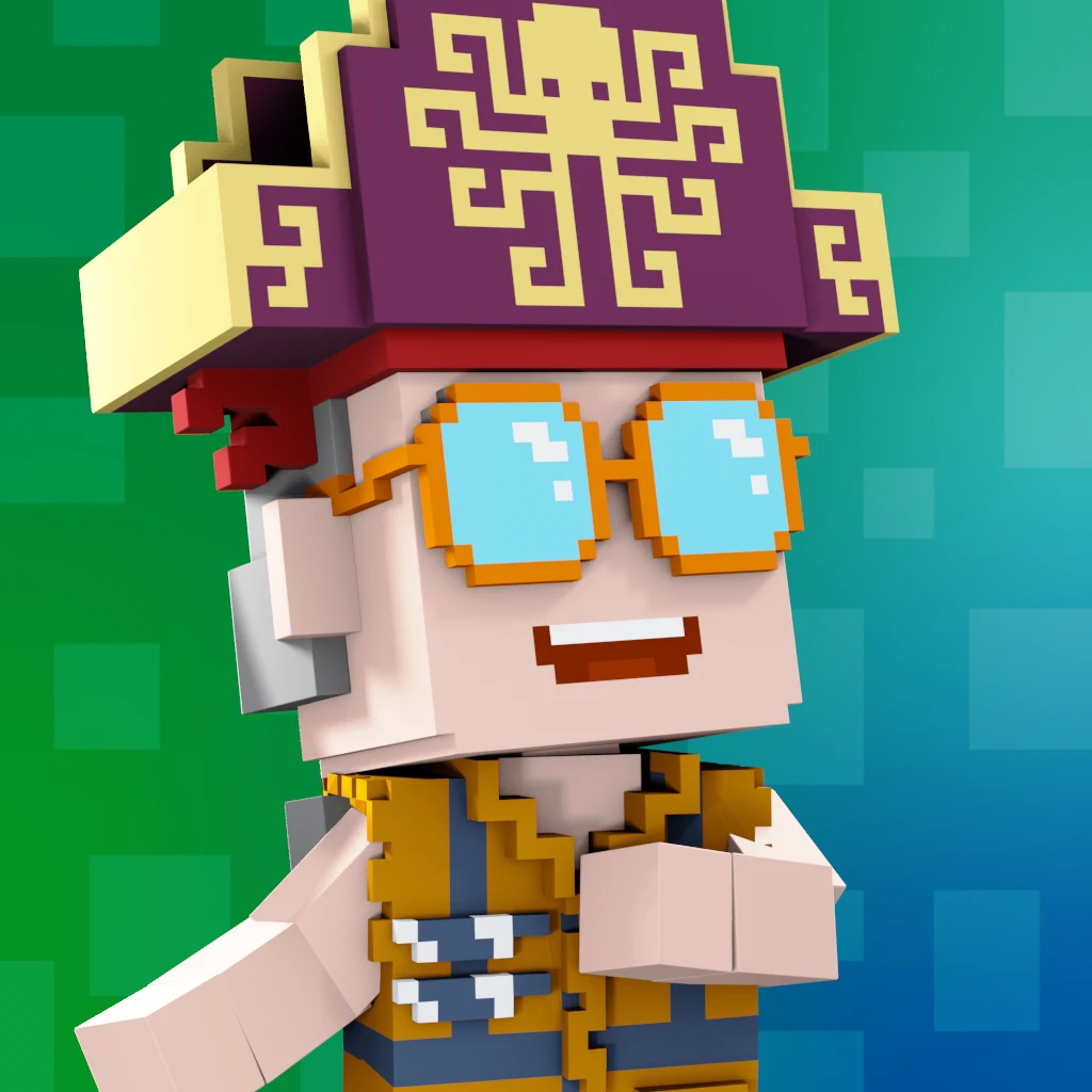 Pirate #3474 voxel render