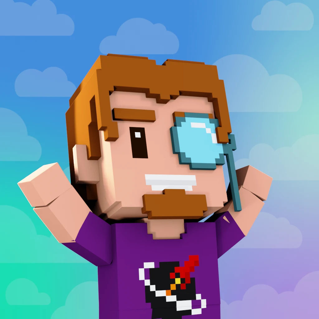 Pirate #3478 voxel render