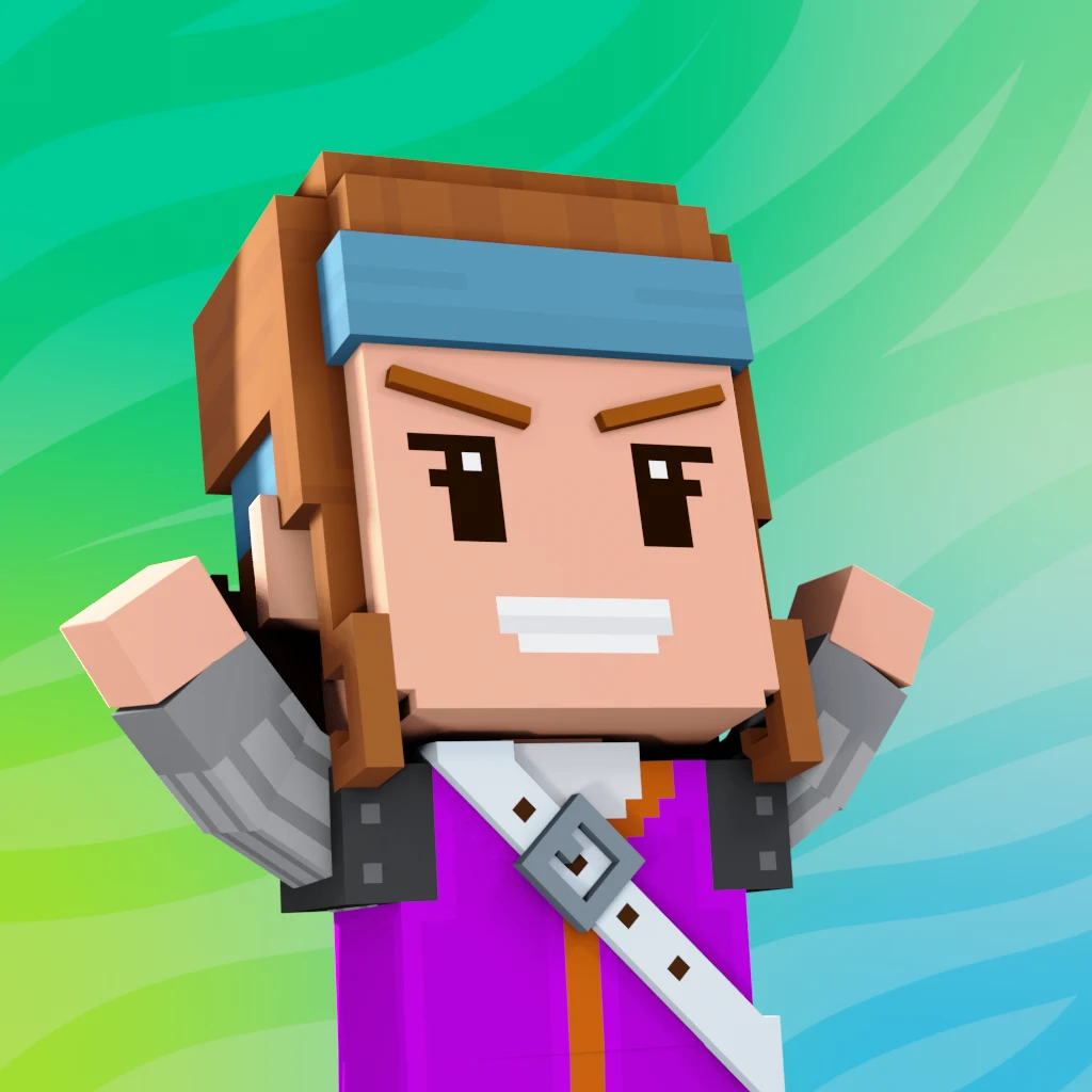 Pirate #3481 voxel render