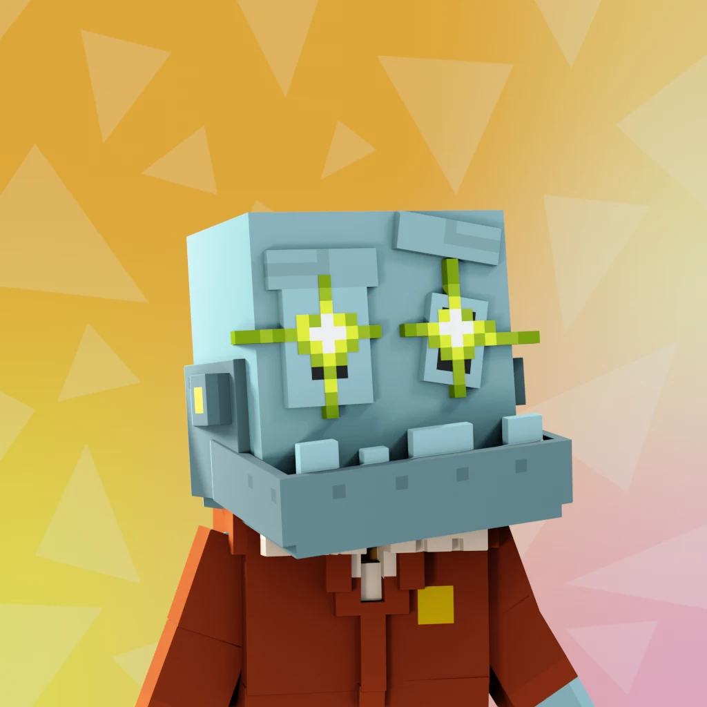 Pirate #3485 voxel render