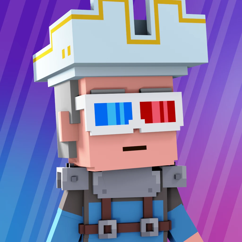 Pirate #3489 voxel render