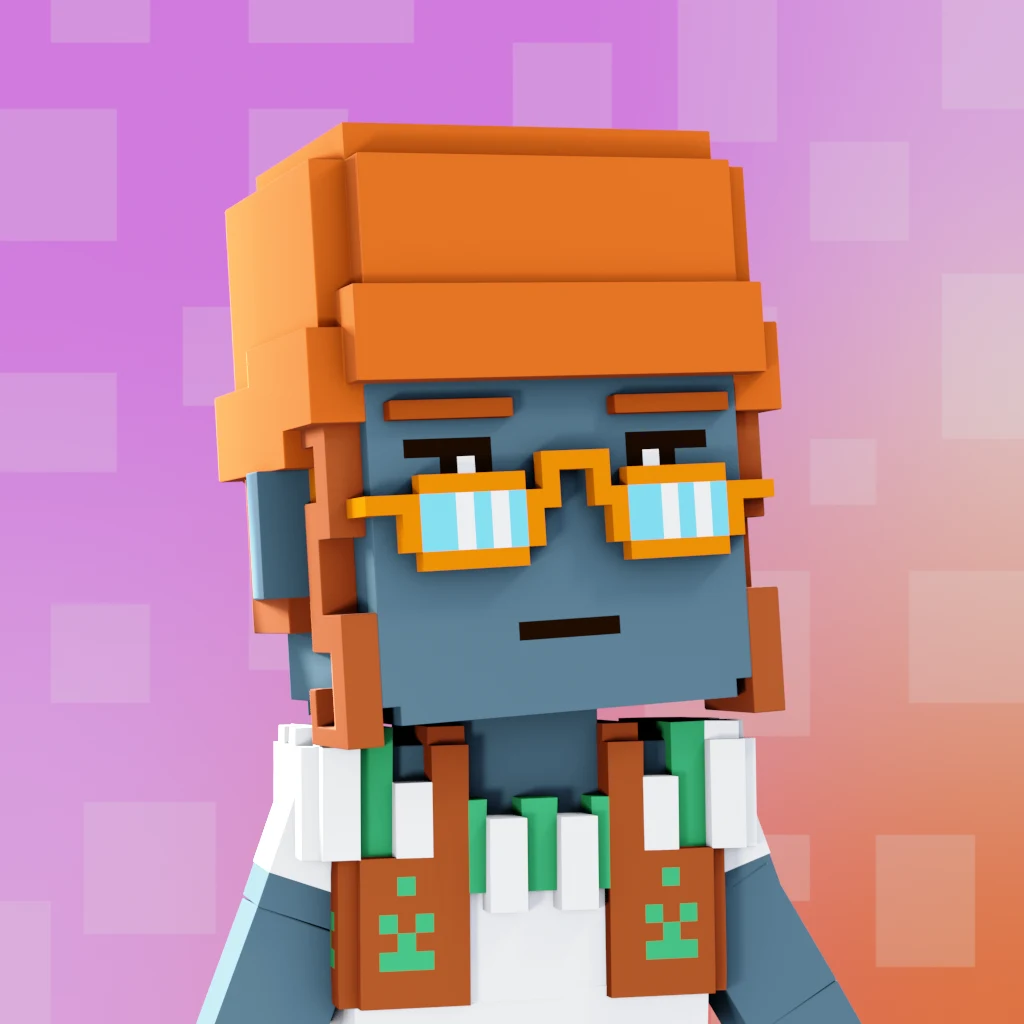 Pirate #3496 voxel render