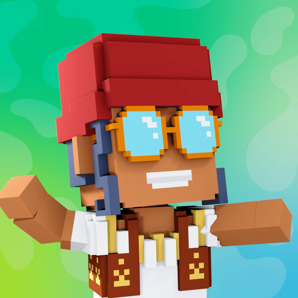 Pirate #3497 voxel render
