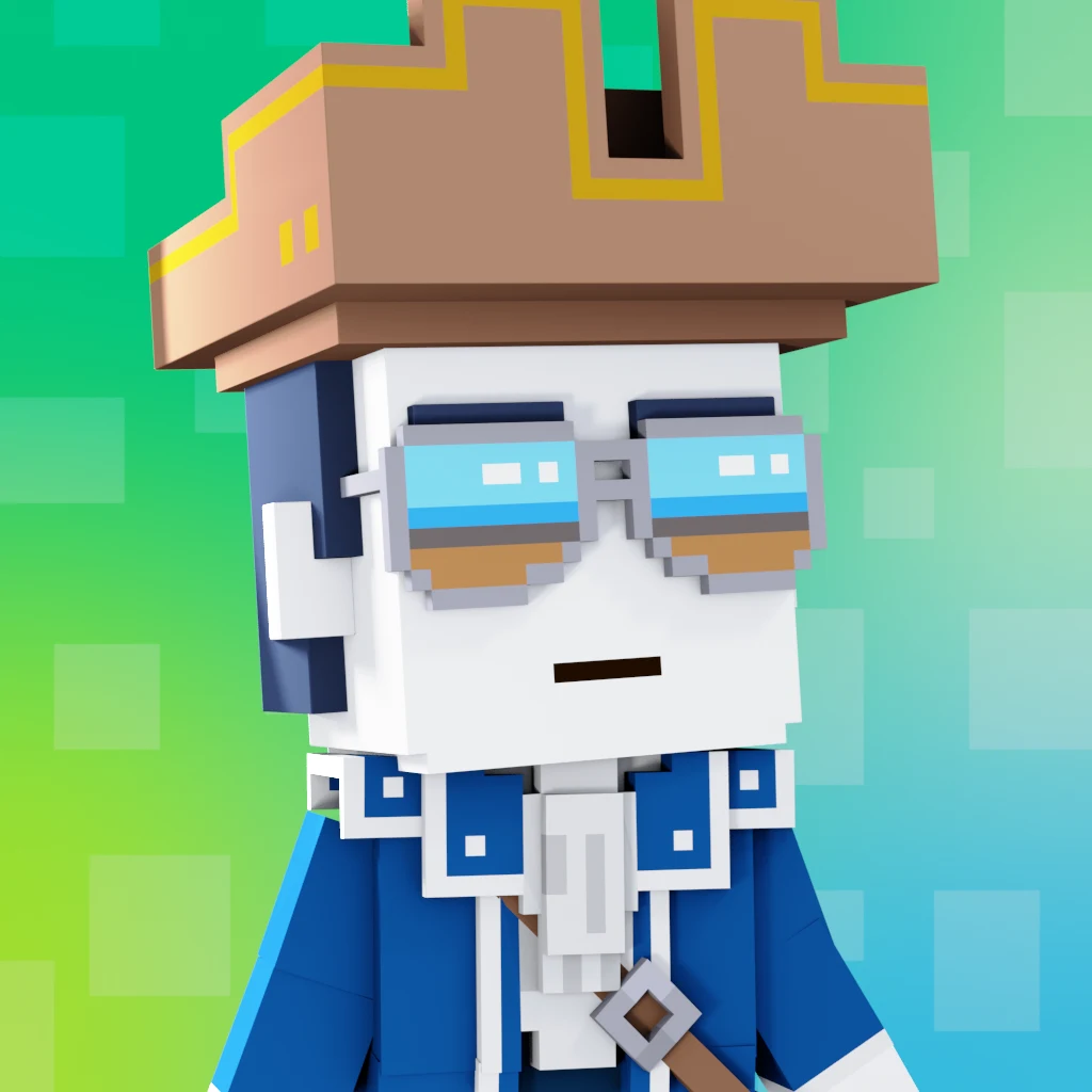 Pirate #35 voxel render