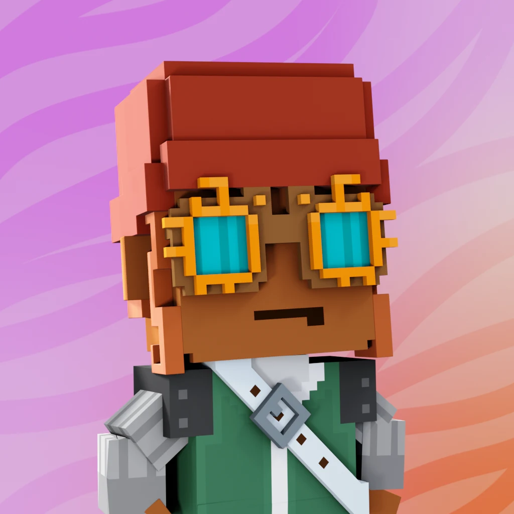 Pirate #350 voxel render