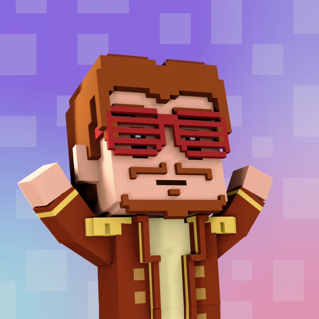 Pirate #3503 voxel render
