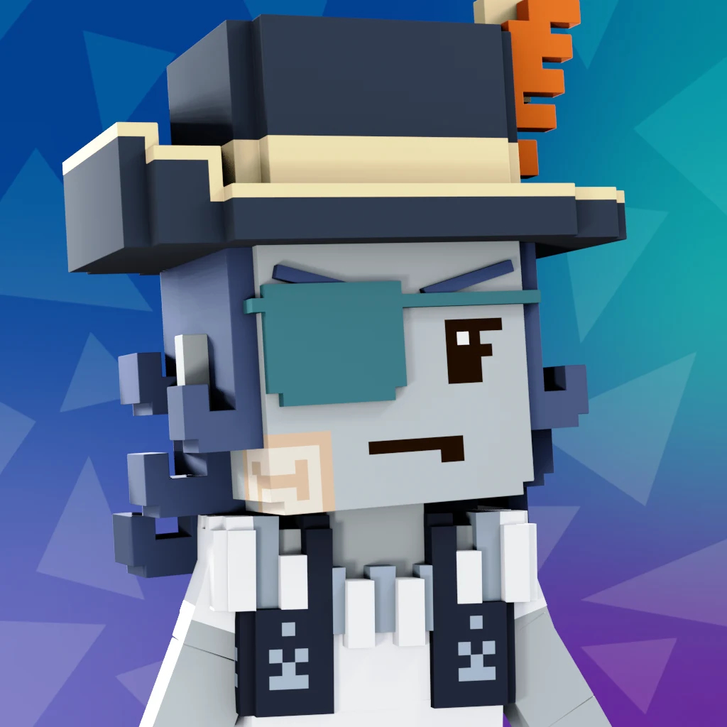 Pirate #3505 voxel render