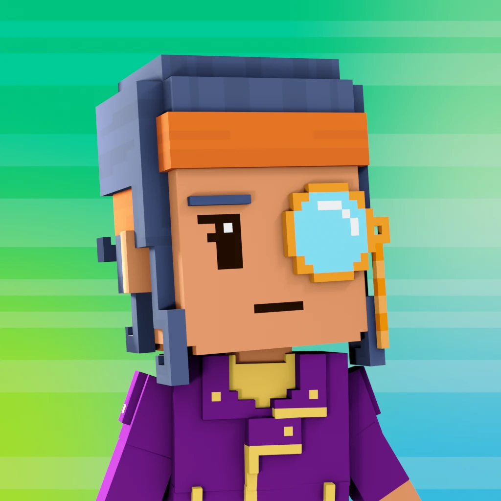 Pirate #3517 voxel render