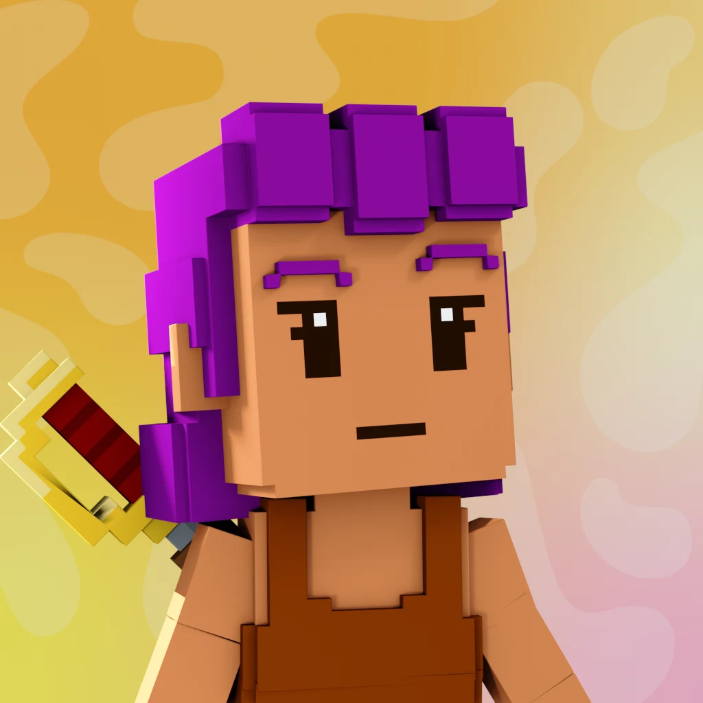 Pirate #3518 voxel render