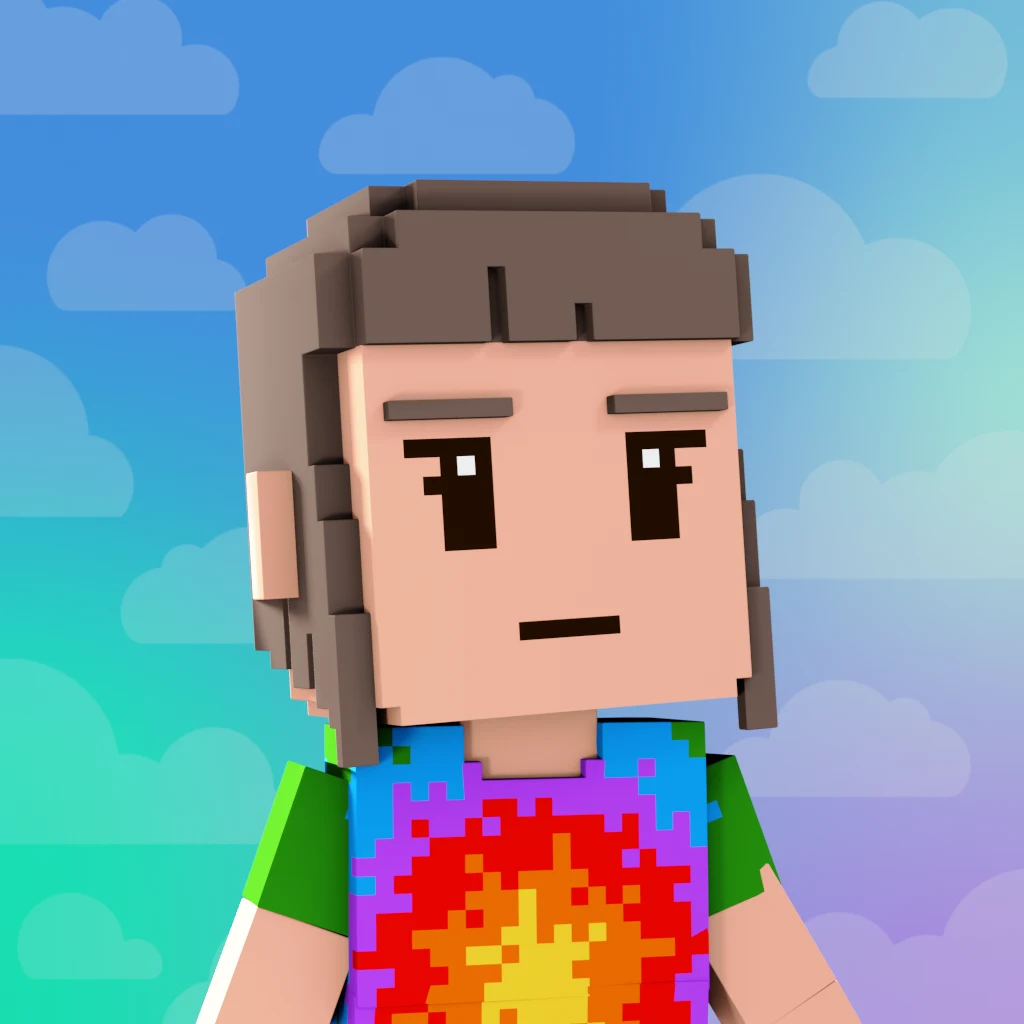 Pirate #3519 voxel render