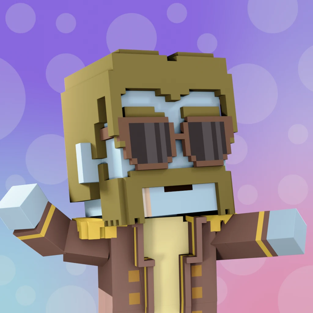 Pirate #352 voxel render