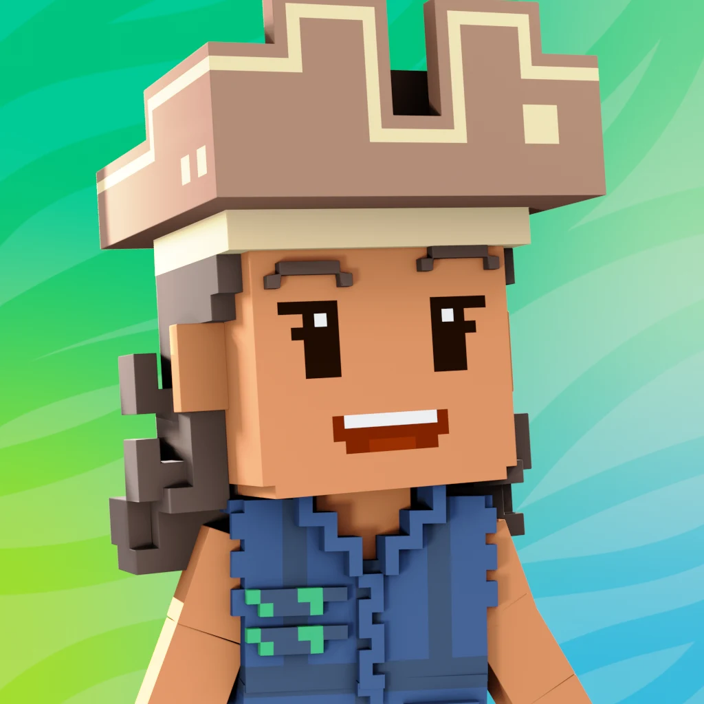 Pirate #3521 voxel render
