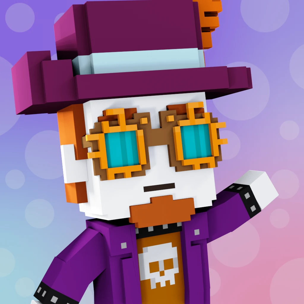 Pirate #3524 voxel render