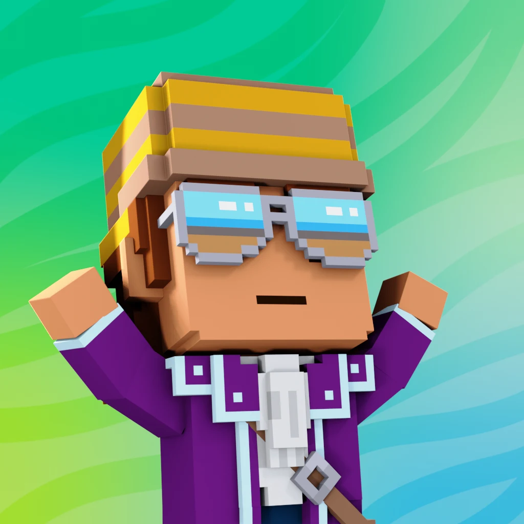 Pirate #3525 voxel render