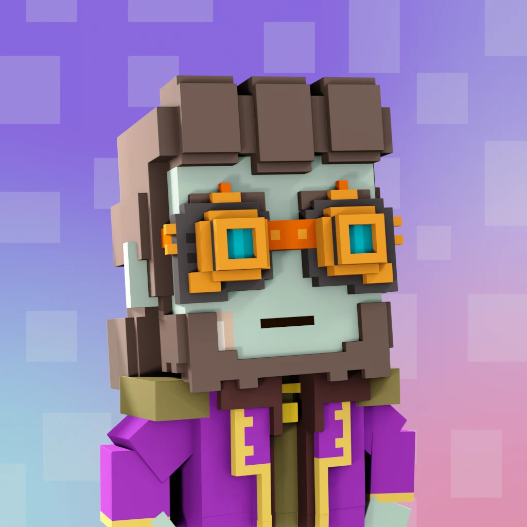 Pirate #3526 voxel render